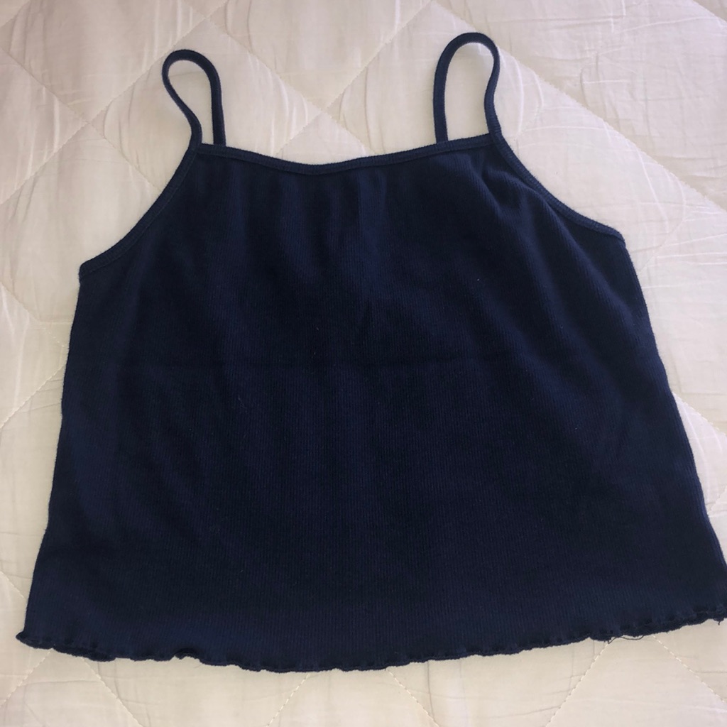 Blue Basic Crop Top!